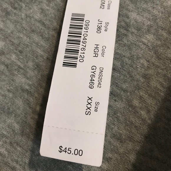 NWT J Crew gray surplice ruffle tank XXXS - Picture 5 of 5